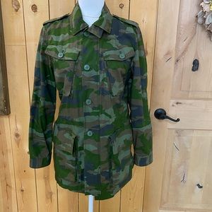 J Crew Boyfriend Fatigue Jacket Camo